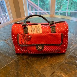 Minnie Mouse Red Polka Dot Barrel Purse